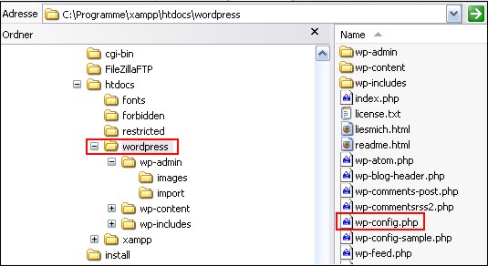 xampp-wp